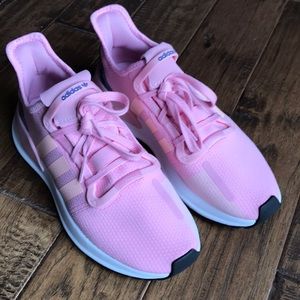 Ladies Adidas Pink U Path Run size 8 best fit 8.5